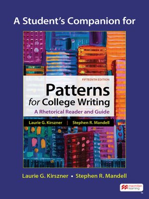 cover image of A Student's Companion for Patterns for College Writing